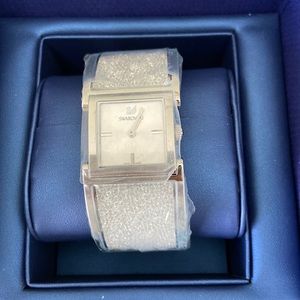 NEW! Swarovski Crystalline Silver Watch
